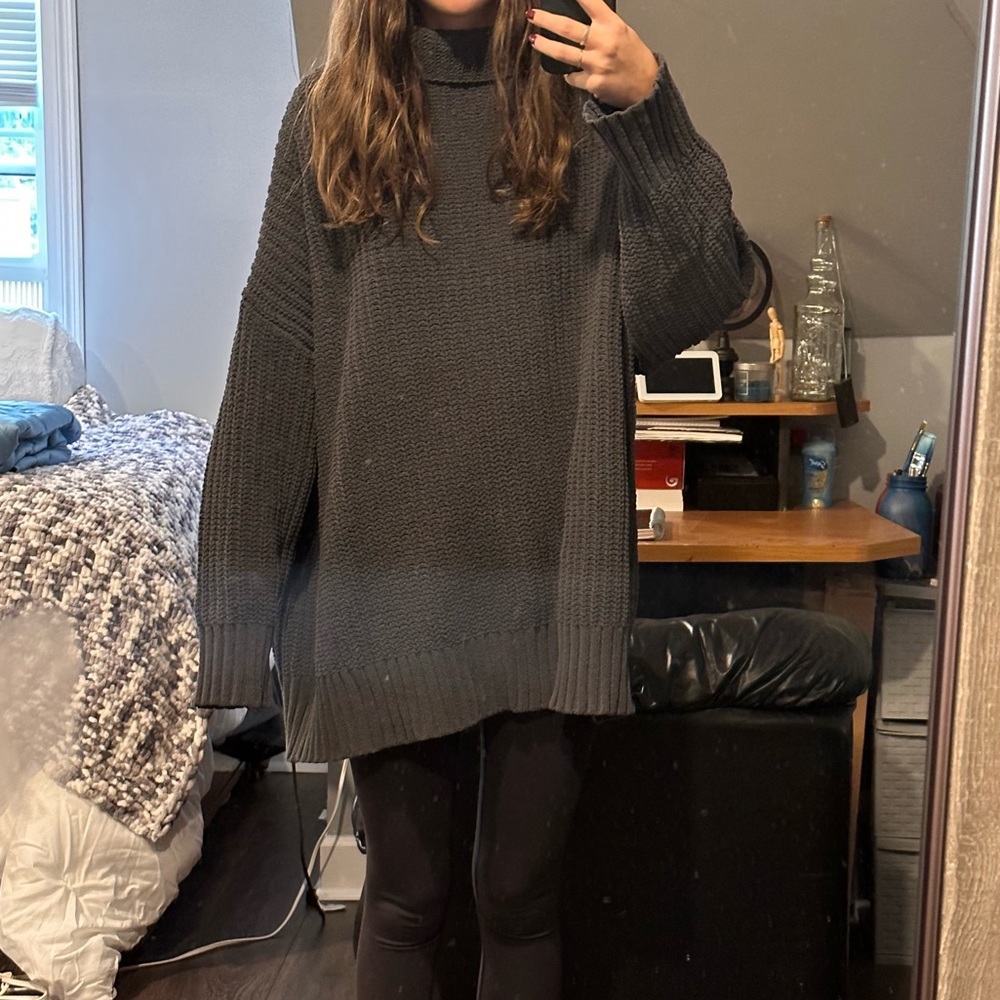 Oversized chenille aerie sweater